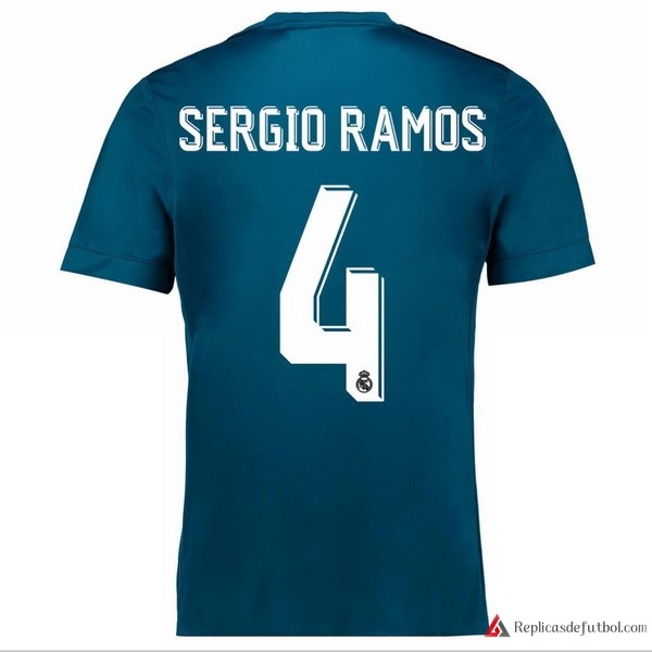 Camiseta Real Madrid Tercera equipación Sergio Ramos 2017-2018